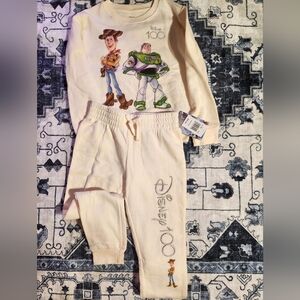 Disney Cream Toy Story Kids Matching Set